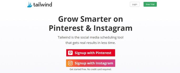 Pinterest Analytics tool Tailwind
