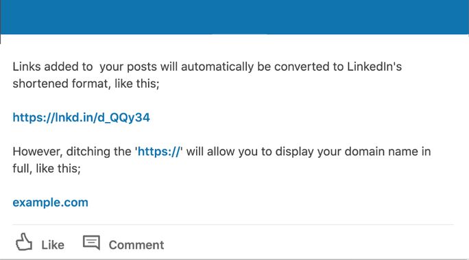 LinkedIn’s proprietary format
